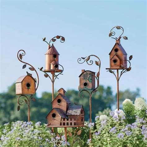 wholesale metal bird houses for sale|decorative metal bird houses.